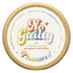 Ministry of Good Soap Facegroovin&#39; Eco Glitter, sclipici bio pentru decorarea corpului și a feței, Pistrui curcubeu, 10 g