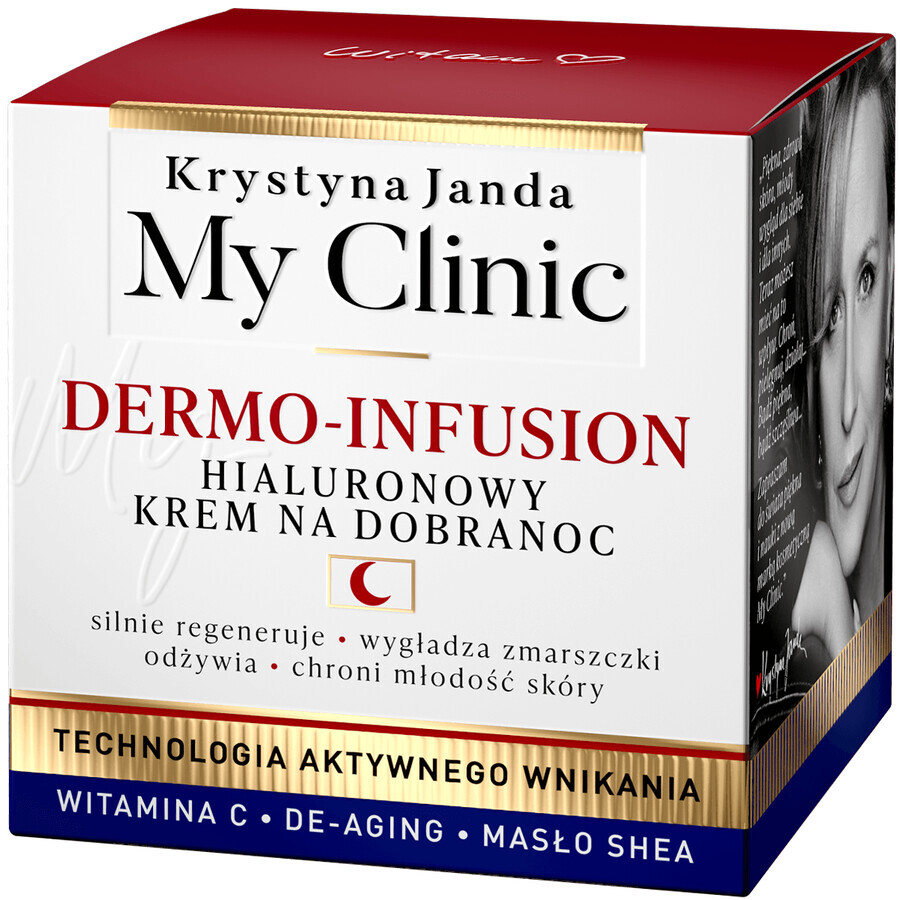 Janda My Clinic Dermo-Infusion, cremă de noapte hialuronică, 50 ml