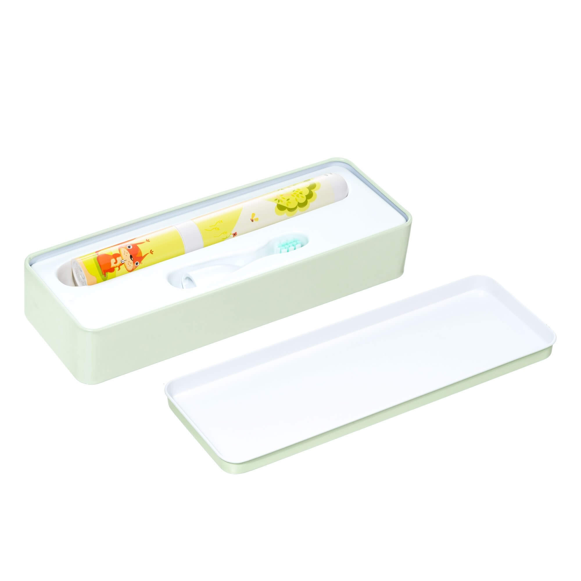 Vitammy Smile set, periuță de dinți sonică pentru copii, veveriță + Dodo Memo Gooseberry, joc, 24 cărți