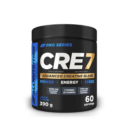 Allnutrition Pro Series CRE7, aromă de lămâie, 390 g