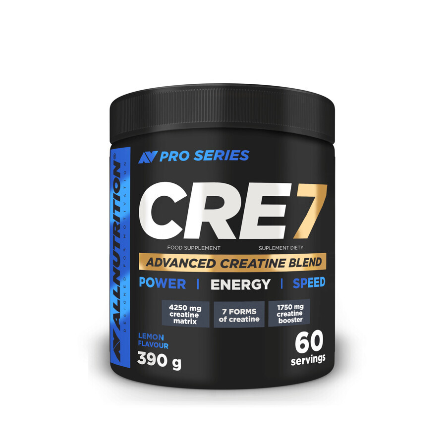 Allnutrition Pro Series CRE7, aromă de lămâie, 390 g