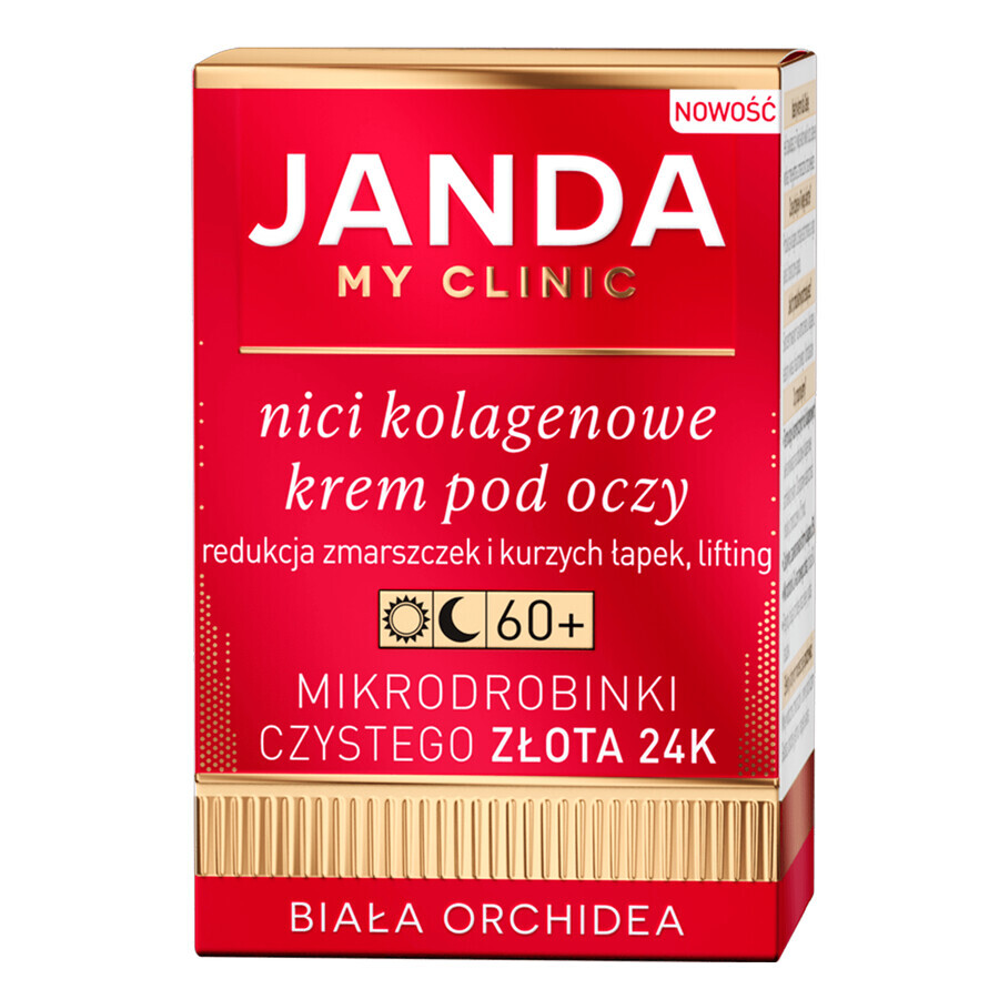 Janda My Clinic Collagen Threads 60+, crème pour les yeux, 15 ml