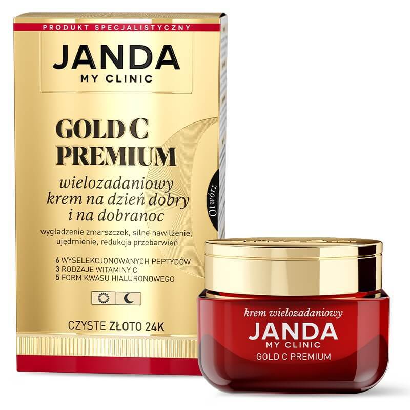 Janda My Clinic Gold C Premium, cremă multi-tasking de zi și de noapte, 50 ml