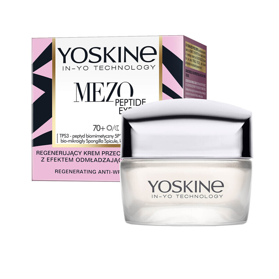 Yoskine Mezo Peptide Expert 70+, regenerating anti-wrinkle cream, 50 ml