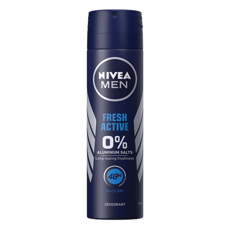 Deodorant spray pentru bărbați Fresh Active, 150 ml, Nivea  recenzii