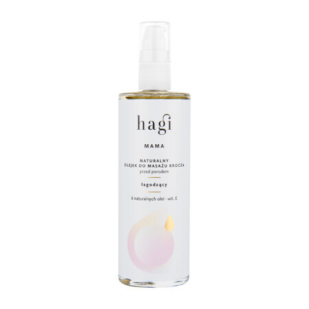 Hagi Mama, ulei natural de masaj perineal înainte de naștere, calmant, 100 ml