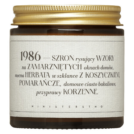 Ministry of Good Soap, scented candle 1986, 120 ml