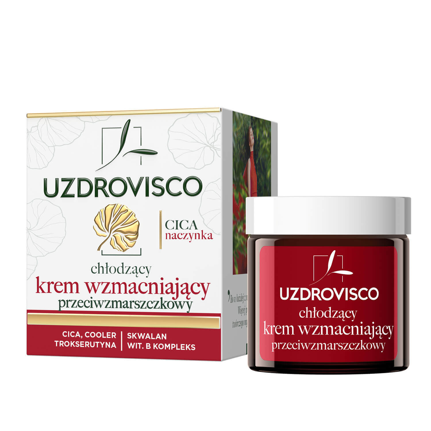 Uzdrovisco CICA Vascular, cremă de zi și de noapte antirid, fortifiantă și calmantă, piele vasculară, 50 ml