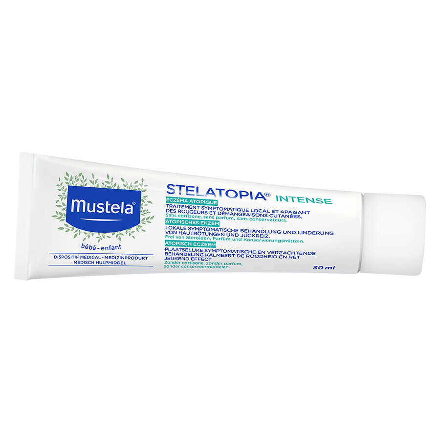 Mustela Stelatopia Intense, crème voor ezgema en atopische dermatitis, vanaf 1 maand, 30 ml