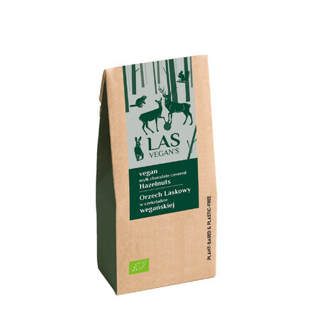 Las Vegan's Hazelnoot in veganistische chocolade, 80 g