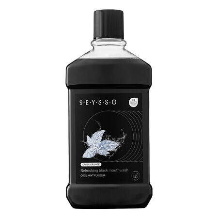 Seysso Carbon, apă de gură răcoritoare, Refreshing Black, 500 ml