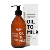 Veoli Botanica Oil to Milk, feuchtigkeitsspendendes Reinigungsöl mit 2% Ingwerextrakt und Vitamin E, 290 ml