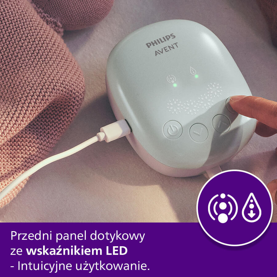 Avent Essential, pompă de sân electronică, simplă, SCF323/11