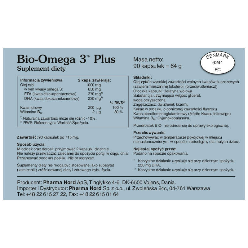 Bio-Omega 3 Plus, 90 capsule