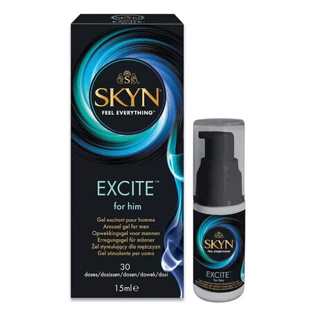 Unimil Skyn Excite For Him, gel stimulant pentru bărbați, 15 ml