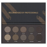 Affect Color Brow Collection, eyebrow shadow palette, 10 x 2 g