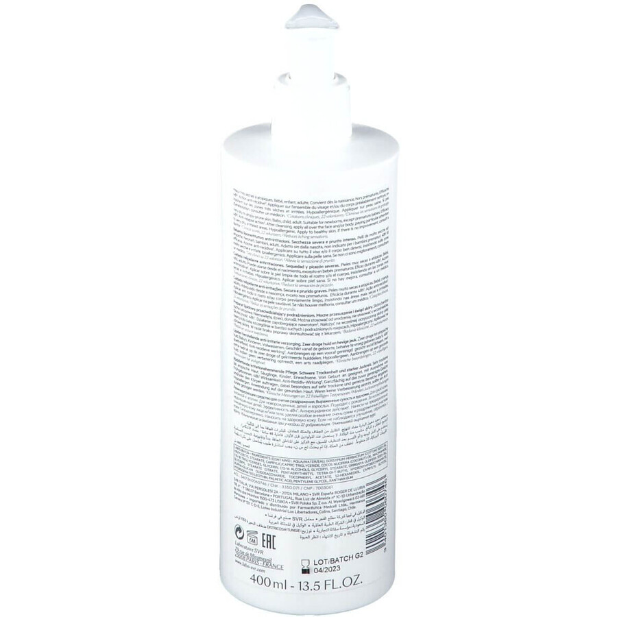 Baume intensif anti-récidive Topialyse, 400 ml, Svr