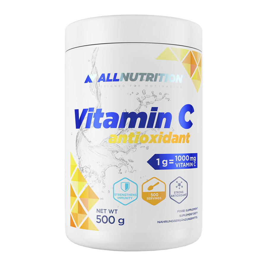 Allnutrition Vitamin C Antioxidant, vitamin C 1000 mg, 500 g