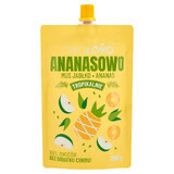 Owolovo Tropically Pineapple Mousse of apples and pineapples in a tube, 200 g