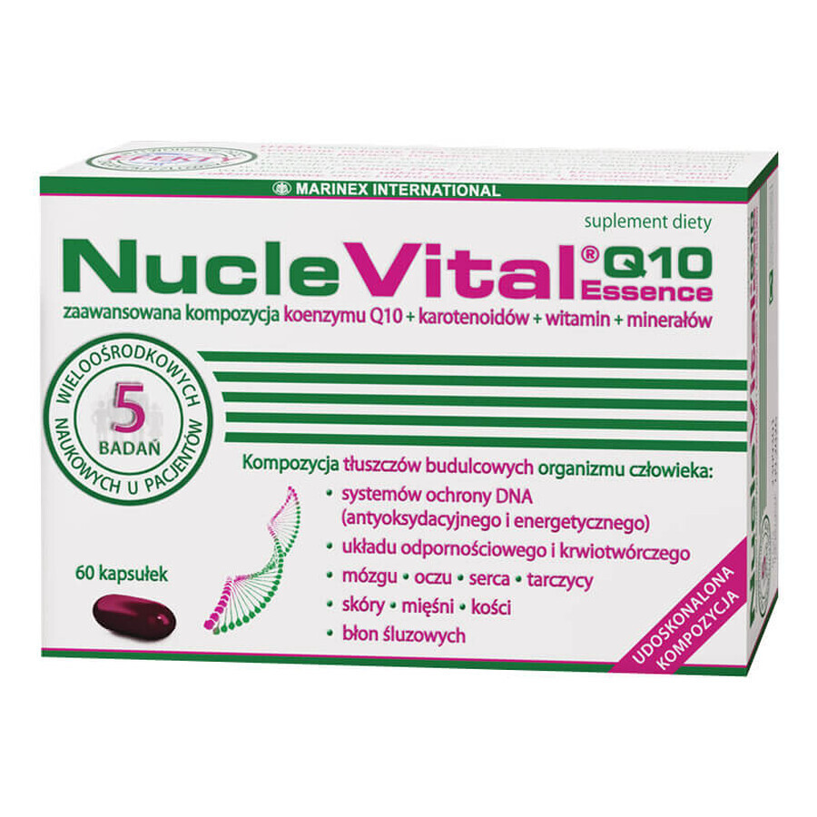 NucleVital Q10 Essence, 60 capsule