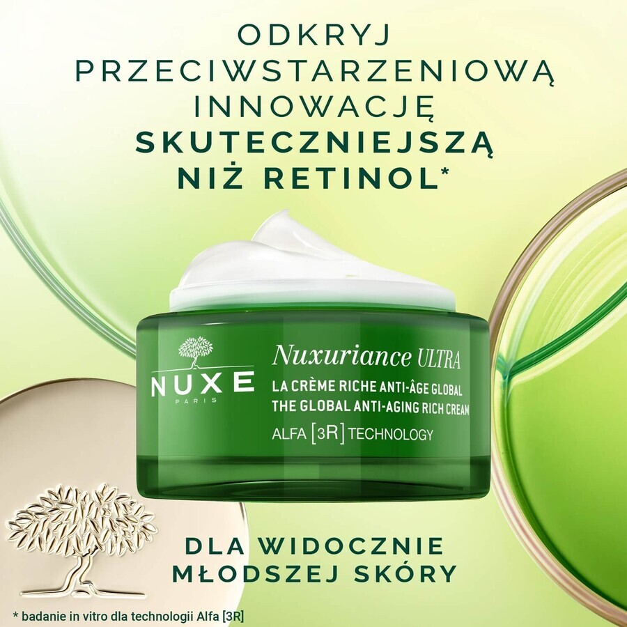 Nuxe Nuxuriance Ultra, cremă de zi bogată anti-îmbătrânire, 50 ml