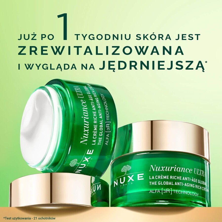 Nuxe Nuxuriance Ultra, cremă de zi bogată anti-îmbătrânire, 50 ml