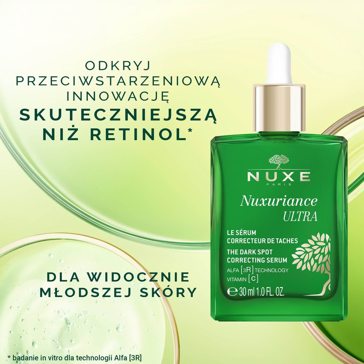 Nuxe Nuxuriance Ultra, ser anti-îmbătrânire pentru hiperpigmentare, 30 ml