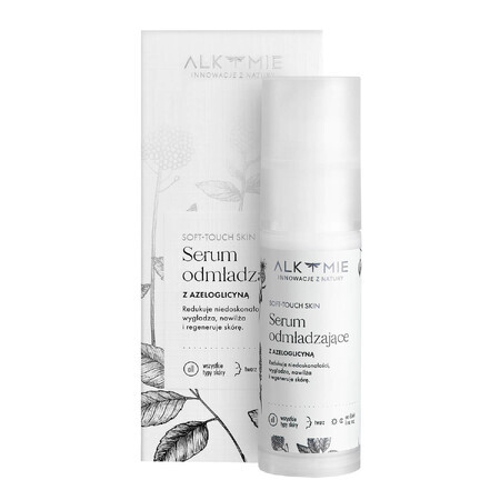 Alkmie Soft-Touch Skin, ser întineritor cu azeloglicină, 30 ml