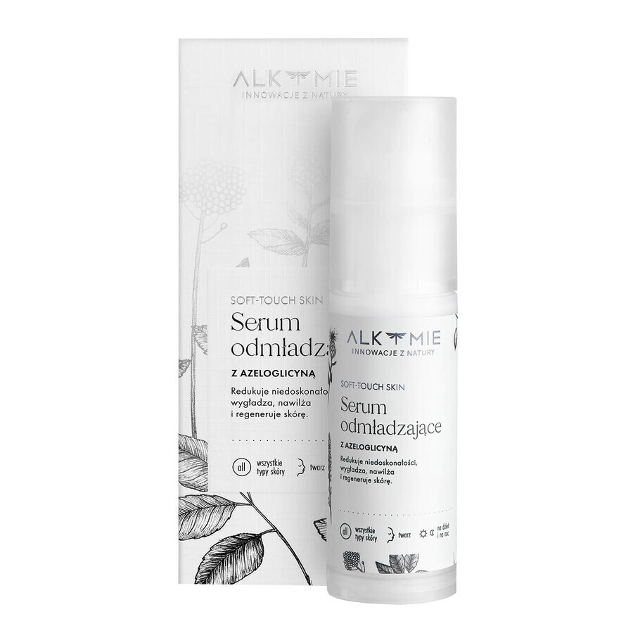 Alkmie Soft-Touch Skin, ser întineritor cu azeloglicină, 30 ml