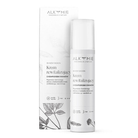 Alkmie Re-New Moon, revitalisierende Creme mit Säurekomplex, 50 ml