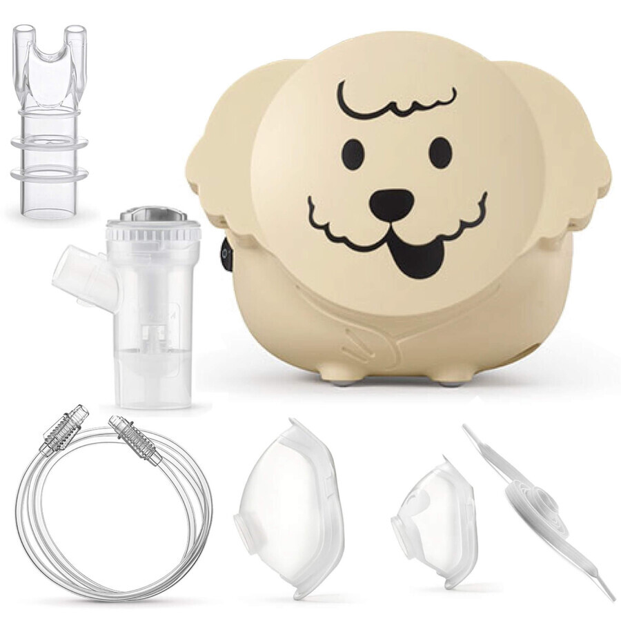 Flaem Puppy, inhalator pentru copii, cu nebulizator