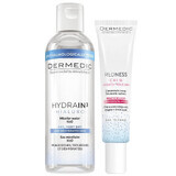 Set Dermedic Redness Calm, Konzentrat Creme für chronische Rötungen, 40 ml + Hydrain 3 Hialuro, mizellare Flüssigkeit H2O, 100 ml