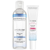 Set Dermedic Redness Calm, reichhaltige UV+ IR Tagescreme, 40 ml + Hydrain 3 Hialuro, H2O Mizellenfluid, 100 ml