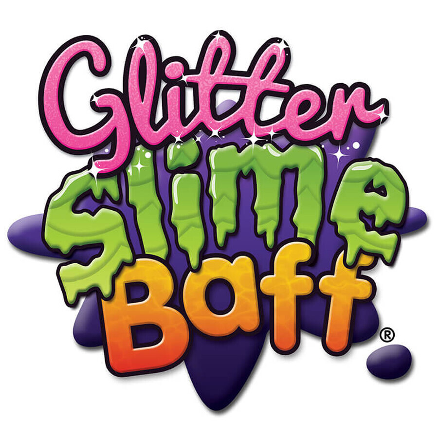 Zimpli Kids Slime Baff Glitter, Glitter-Bastelset, rosa, ab 3 Jahren