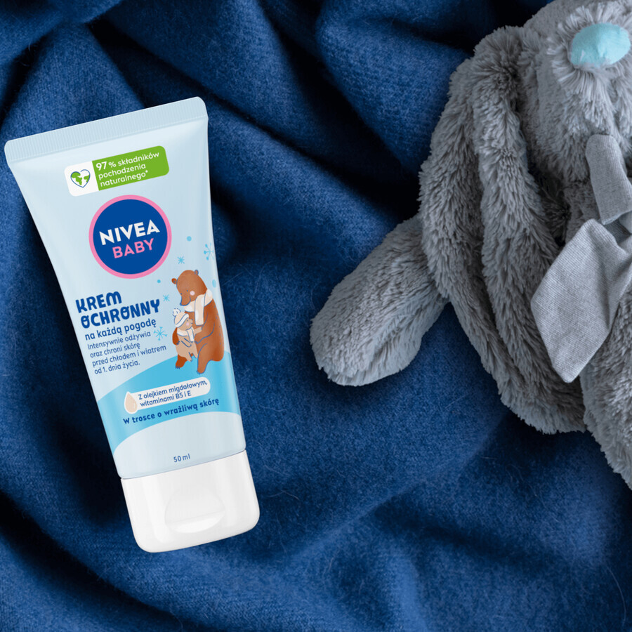 Nivea Baby, cremă de protecție pentru toate anotimpurile, din prima zi, 50 ml