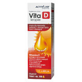 ActivLab Pharma Vita D, picături, pentru copii peste 1 lună și adulți, 10 ml