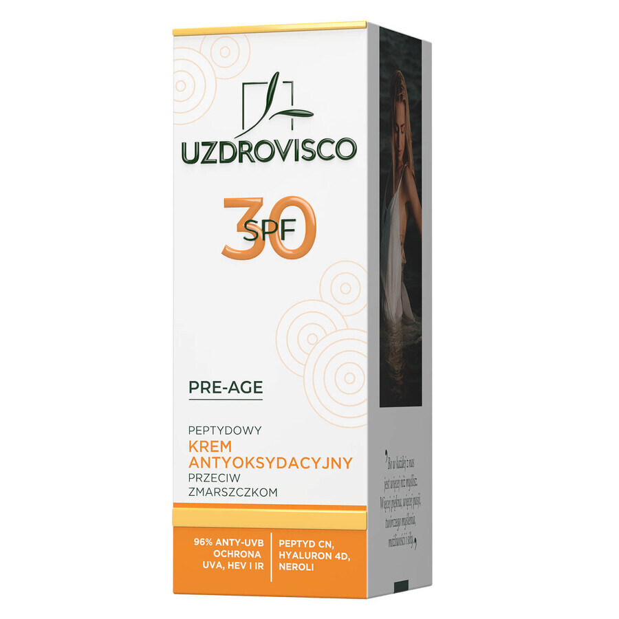 Uzdrovisco Pre-Age, antioxidative Creme gegen Falten, SPF 30, 50 ml