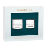 Set Sensilis Supreme Renewing&amp; Detox, day cream, SPF15, 50 ml + eye cream, 25 ml