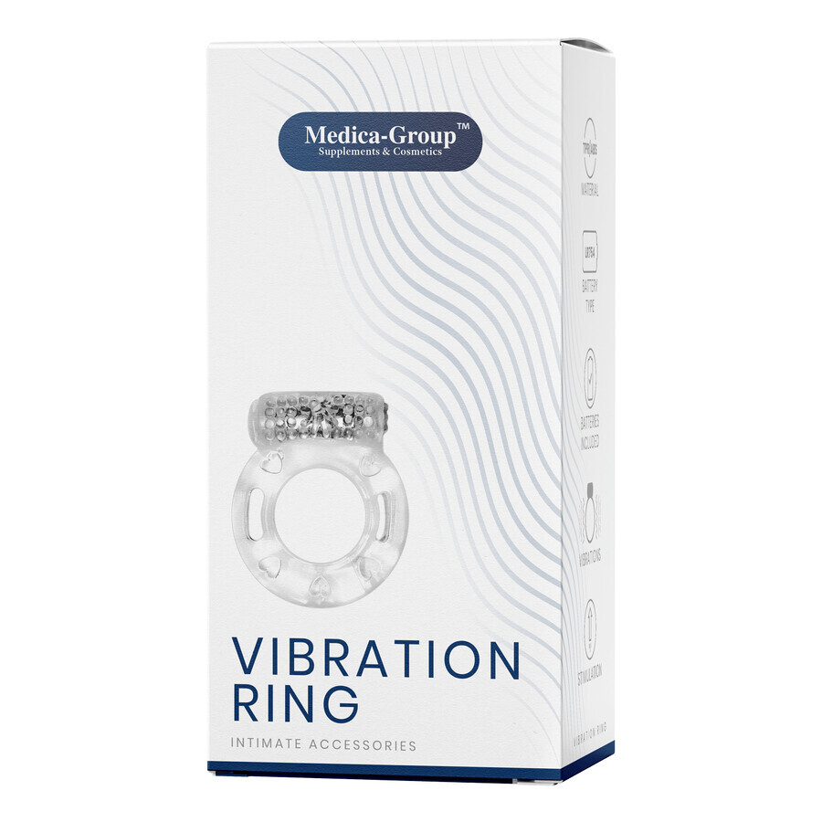 Inel vibrator Medica-Group, inel erecție-orgasm, vibrator