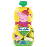 BoboVita Peppa Pig Mousse într-un tub, pară, după 6 luni, 100 g