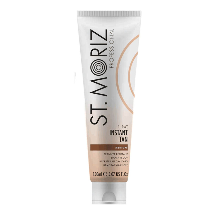 Calle. Moriz Professional, bronceador corporal instantáneo, lavable, medio, 150 ml