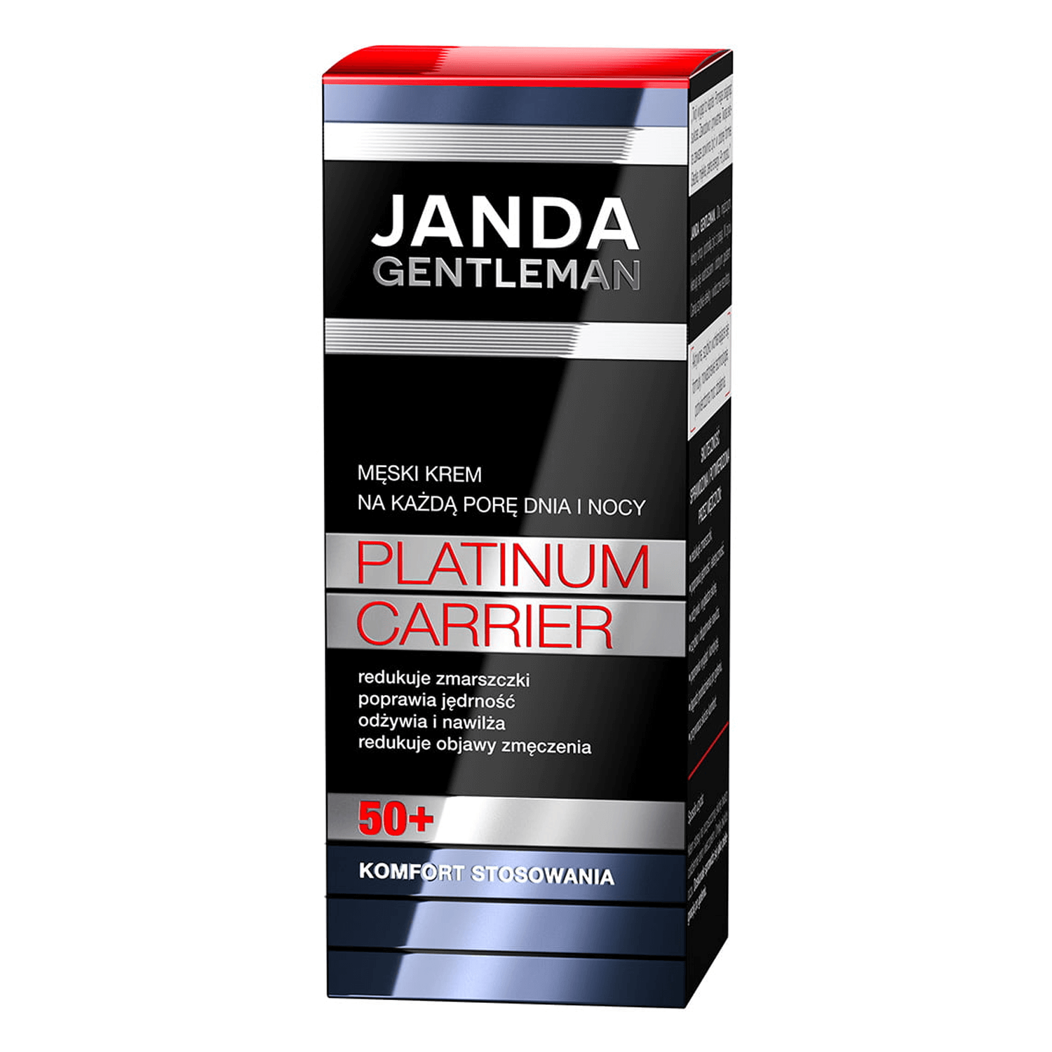 Janda Gentleman Platinum Carrier 50+, cremă de față pentru bărbați, 50 ml