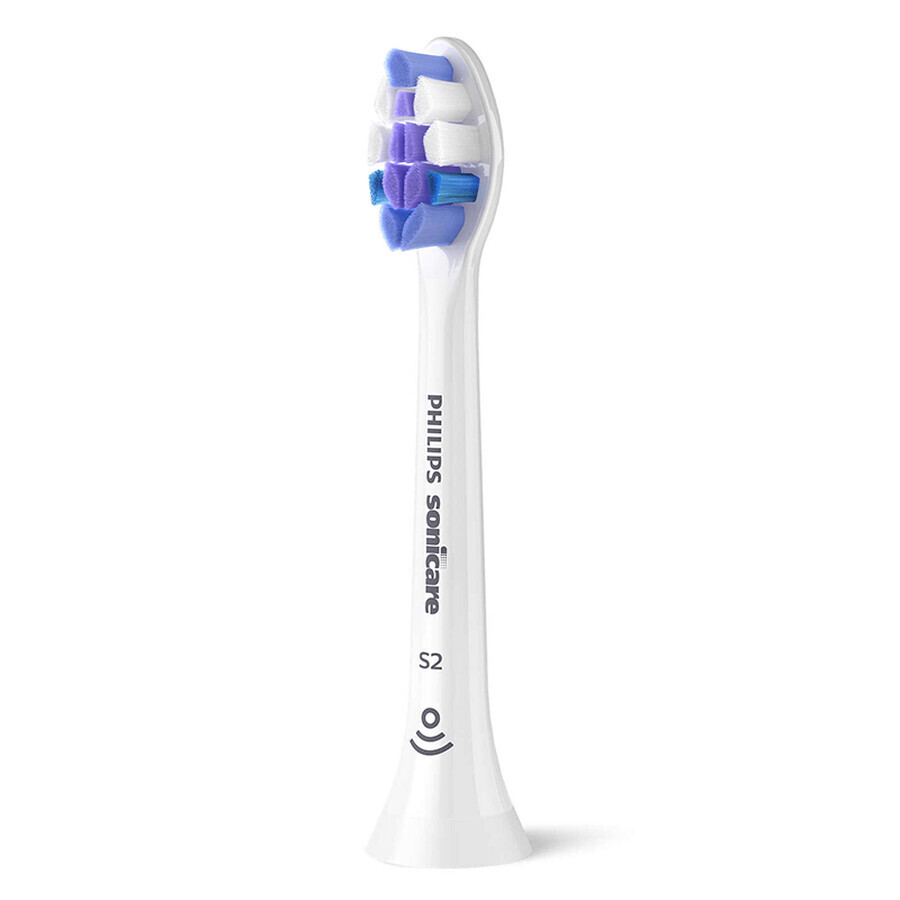 Philips, vârfuri de schimb pentru periuța de dinți sonică Sonicare S Sensitive, HX6054/10, 4 bucăți