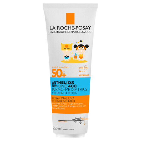 La Roche-Posay Anthelios UVMune 400 Dermo-Pediatrics, lapte protector pentru copii, SPF 50+, 250 ml