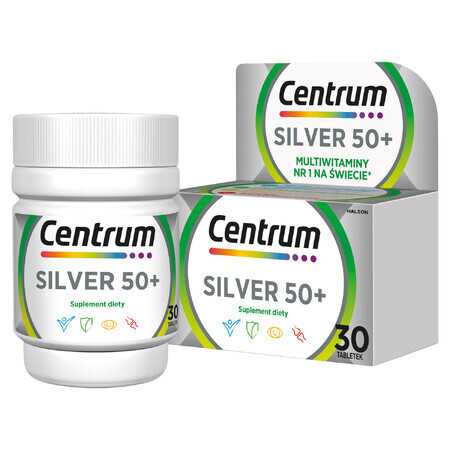 Centrum Silver 50+, 30 comprimate