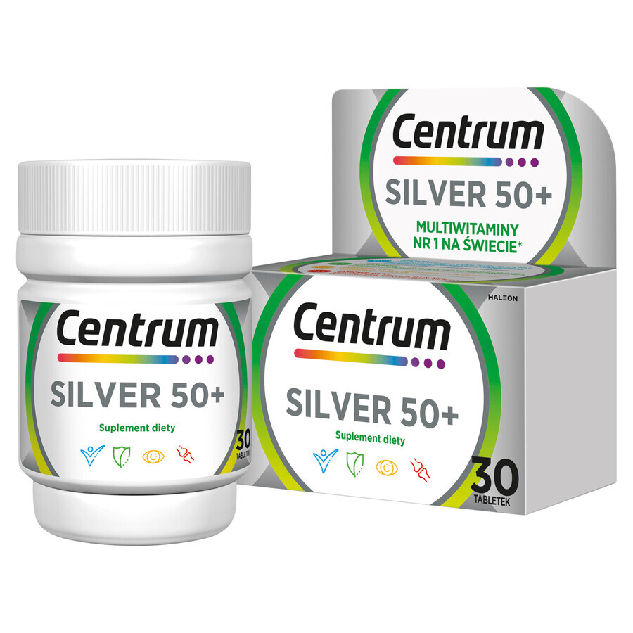 Centrum Silver 50+, 30 comprimate