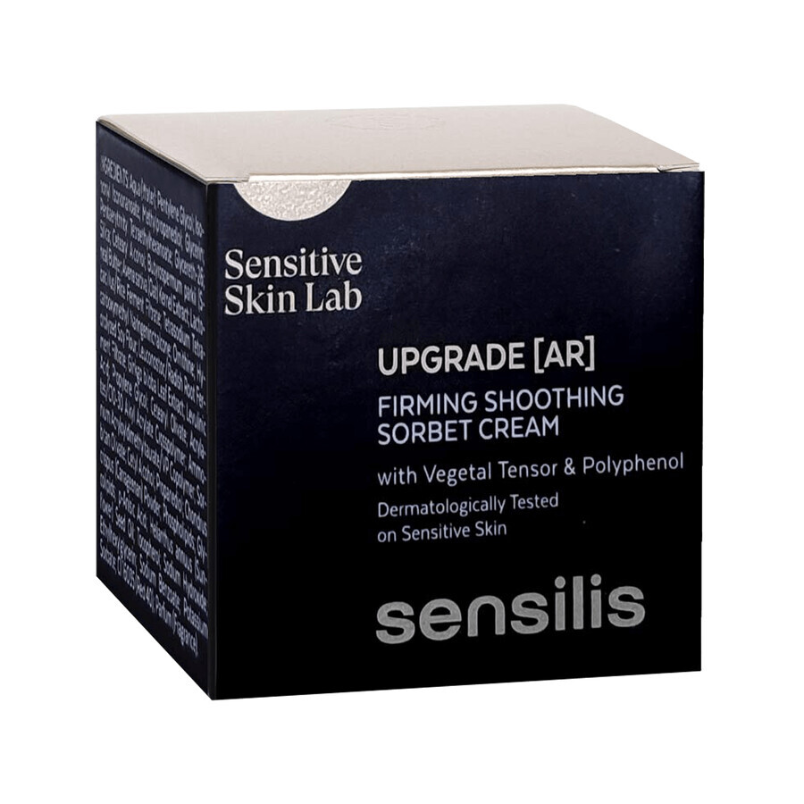 Sensilis Upgrade AR, cremă de sorbet fermizantă și calmantă, 50 ml + pachet de 5 ml gratuit