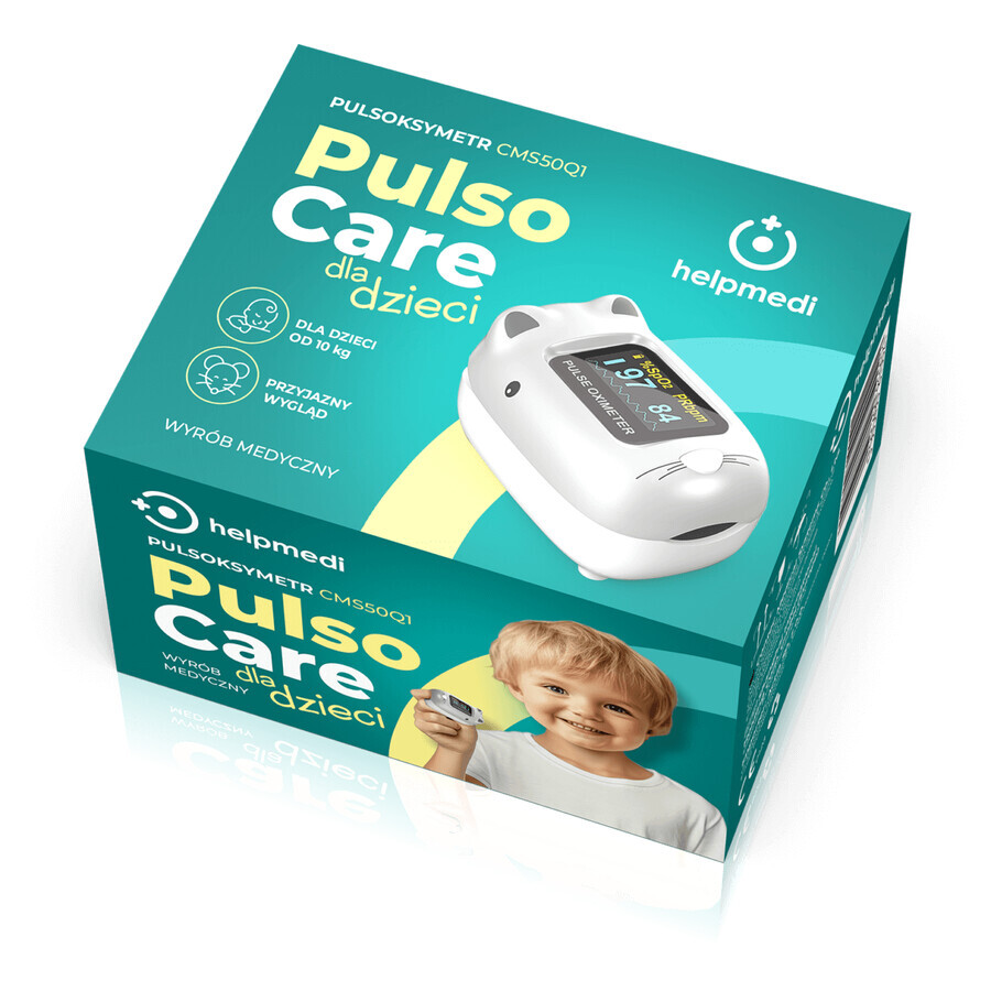 HelpMedi PulsoCare, puls oximetru pentru copii, mouse