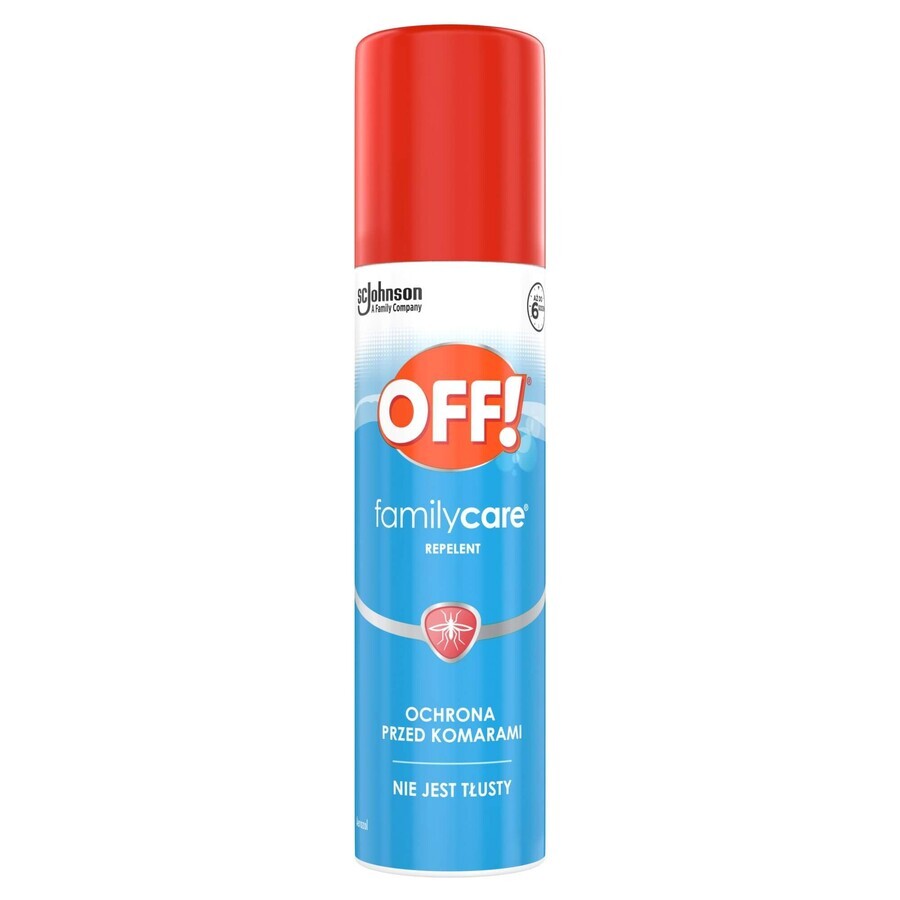 OFF! Family Care, spray antițânțari, DEET 15%, 100 ml