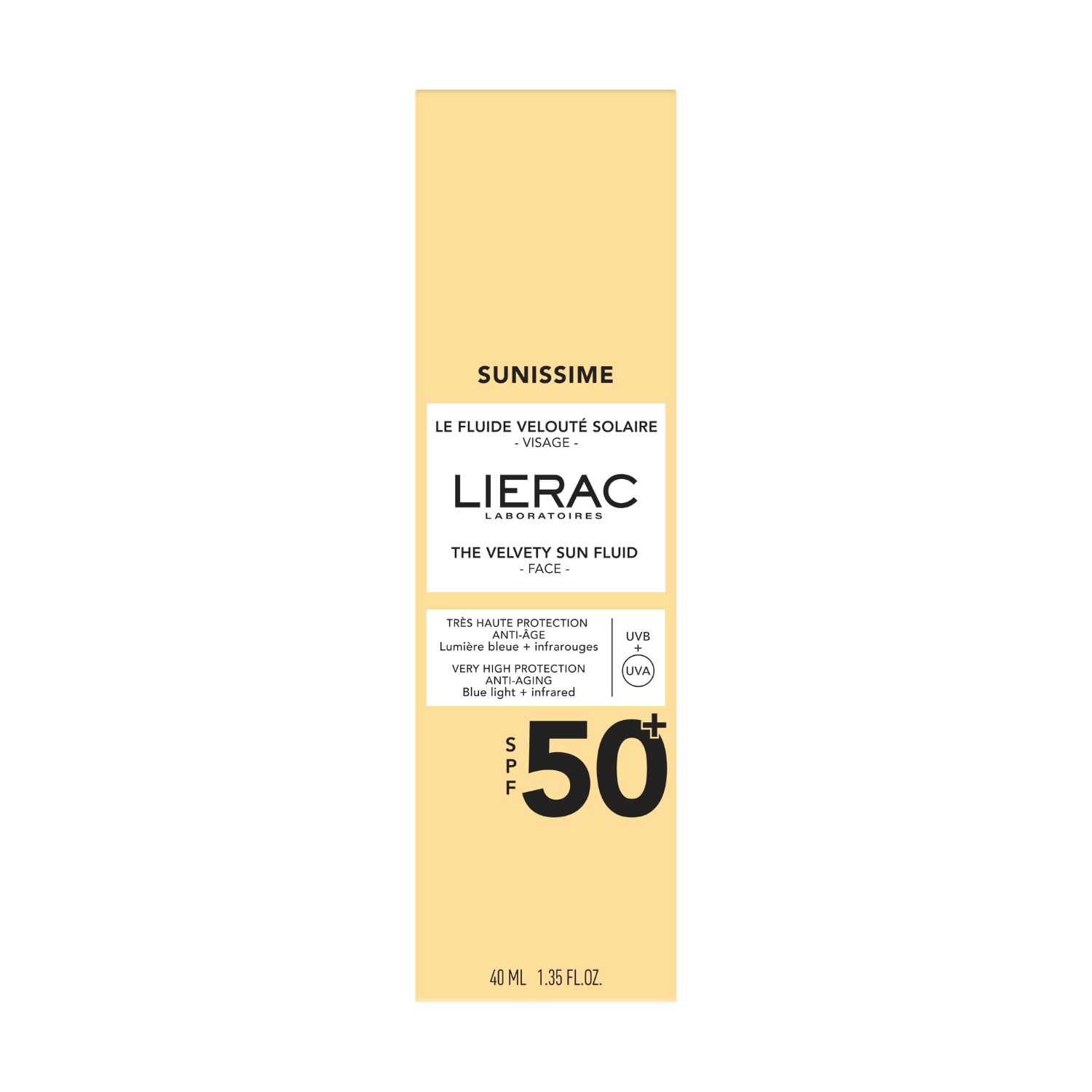 Lierac Sunissime, emulsie facială protectoare, SPF 50+, 40 ml